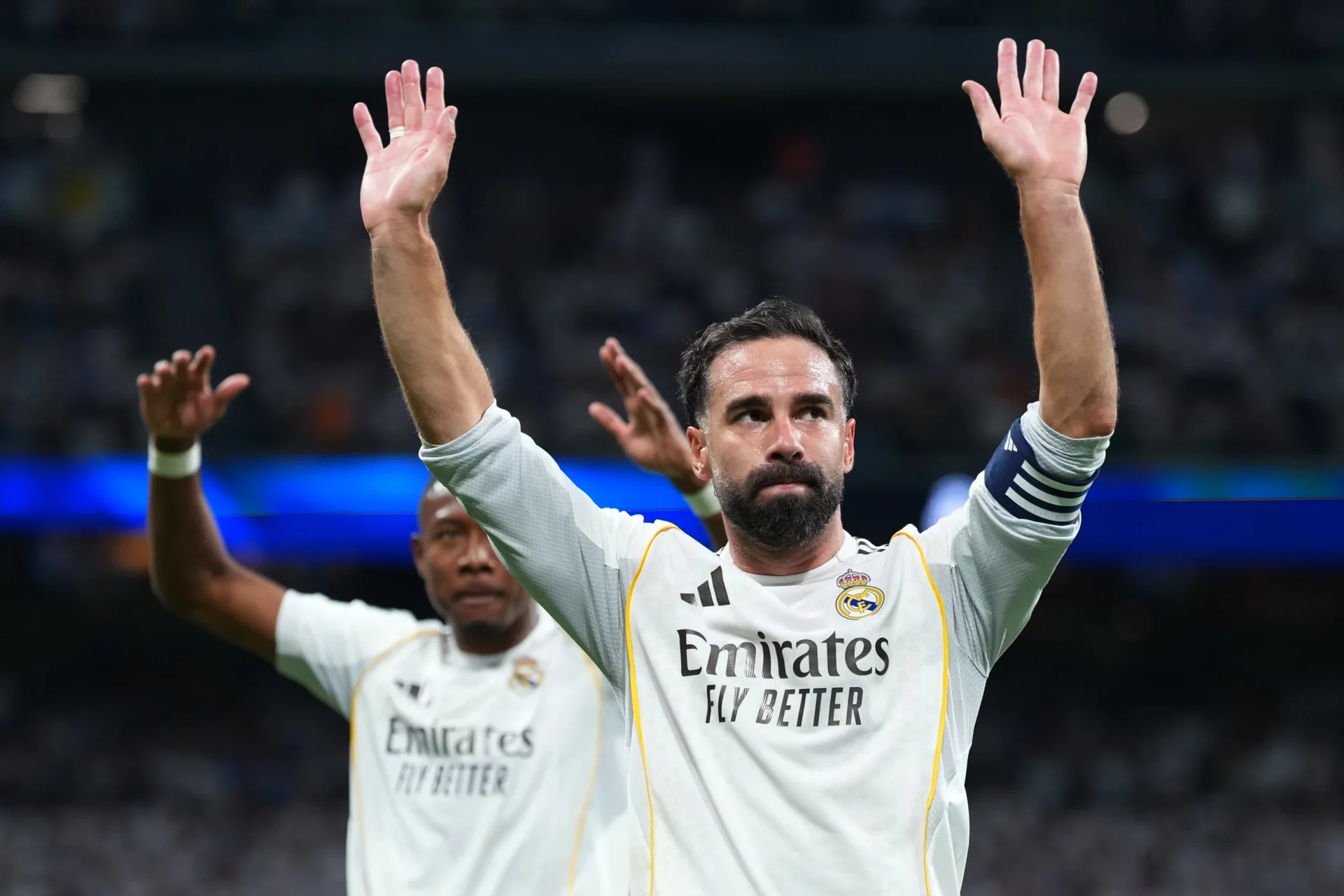 Carvajal celebrando gol Gonzalo despedida Real Madrid Athletic Club